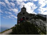 Planina Ravne - Chapel on Molička planina